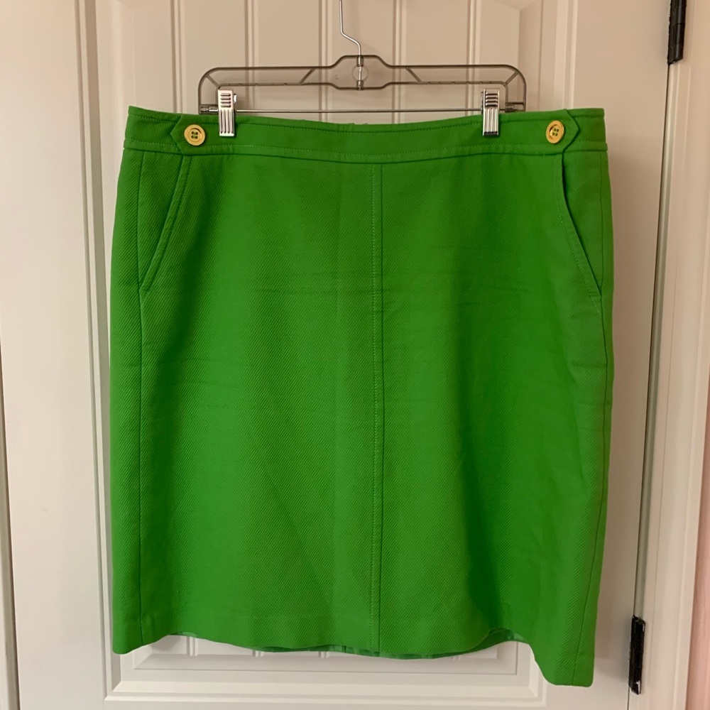 Talbots green skirt